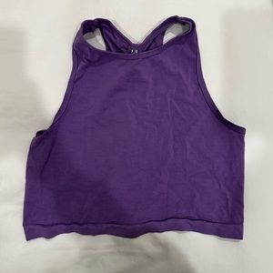 Cropped cotton tank